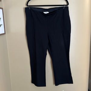 Wide leg, stretchy dress pants